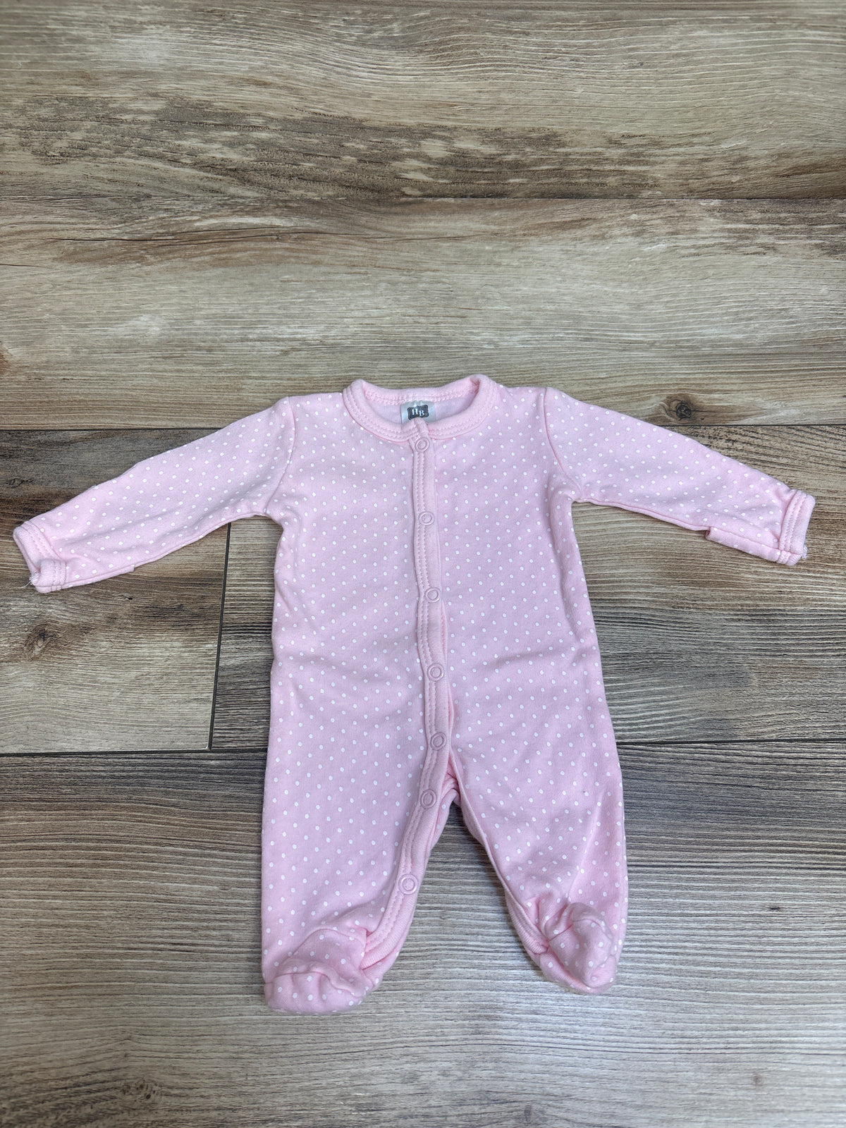 Hudson Baby Snap Sleeper Pink sz Preemie