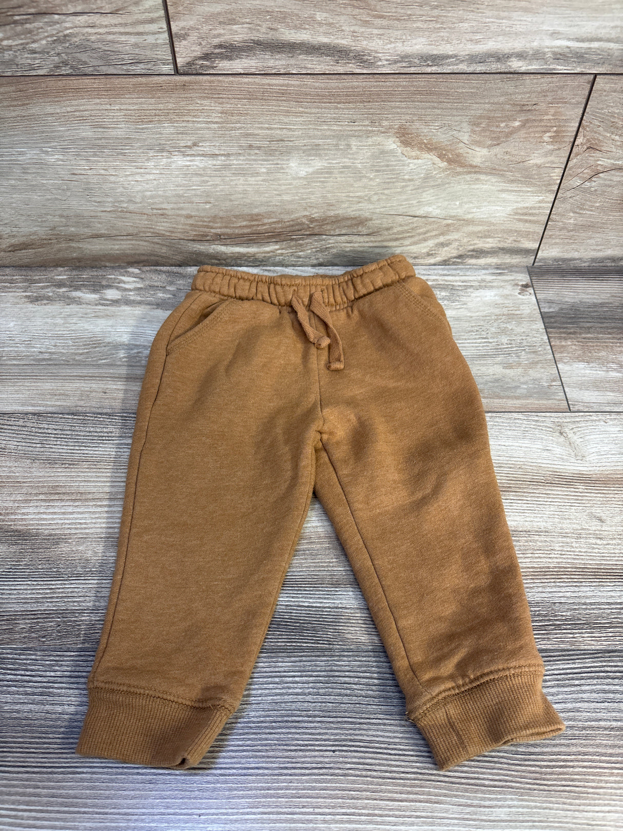 Cat & Jack Drawstring Joggers Caramel sz 18m