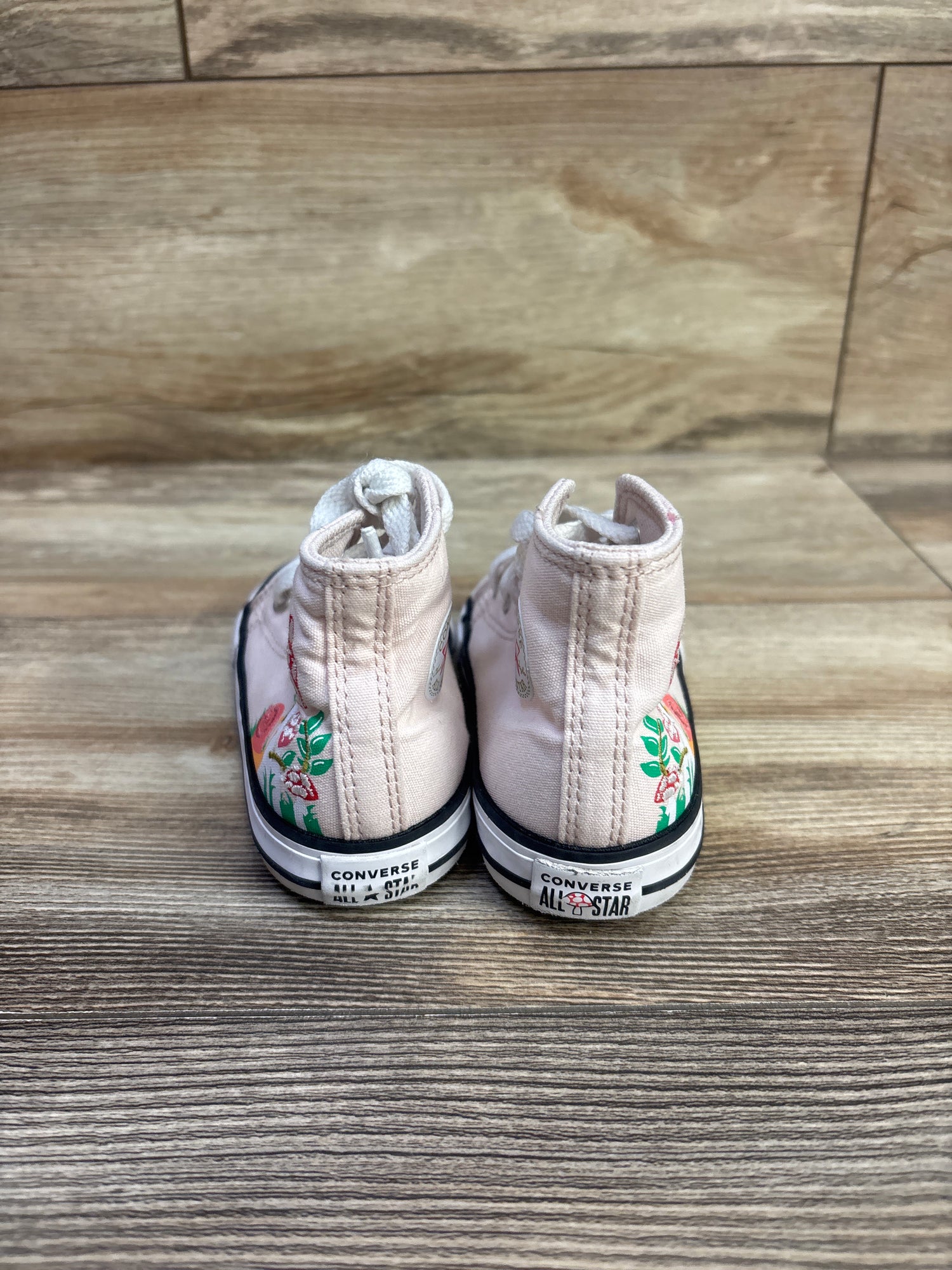 Converse Chuck Taylor All Star Mushroom Garden High Top Sneakers Pink sz 7c