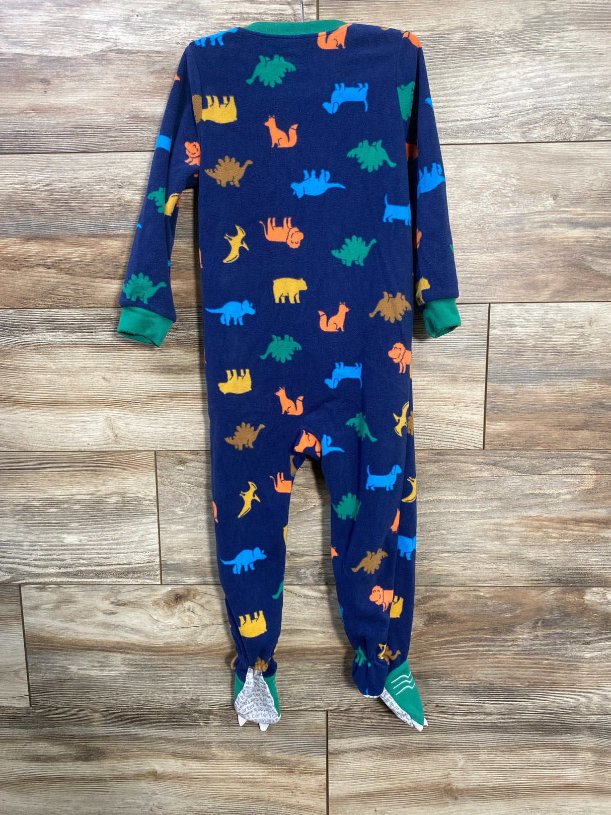 Carter's Dino Blanket Sleeper Navy sz 3T