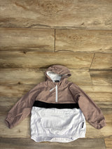 Little Bipsy 1/4 Zip Windbreaker Taupe sz 2-3T