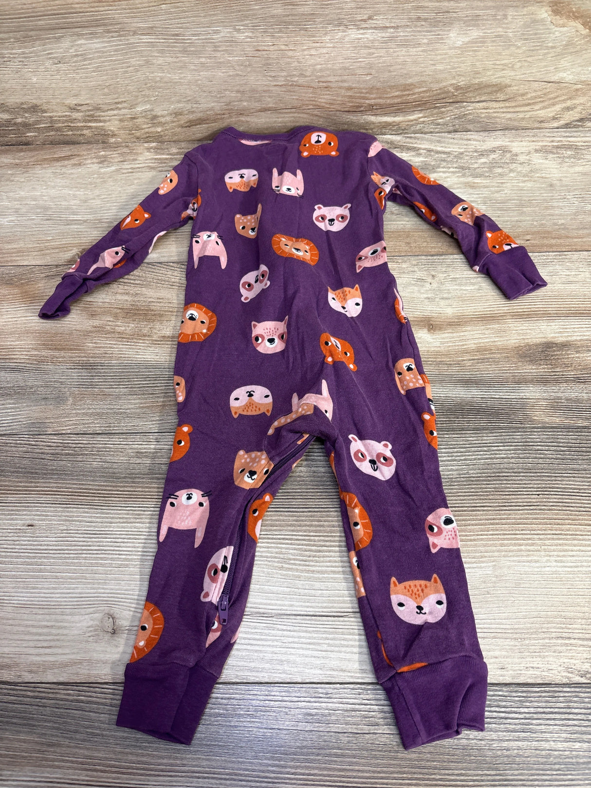 Old Navy Animal Sleeper Purple sz 18-24m