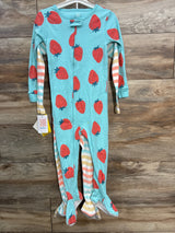 NEW Just One You 2pk Strawberry Striped Sleeper Set Mint sz 3T