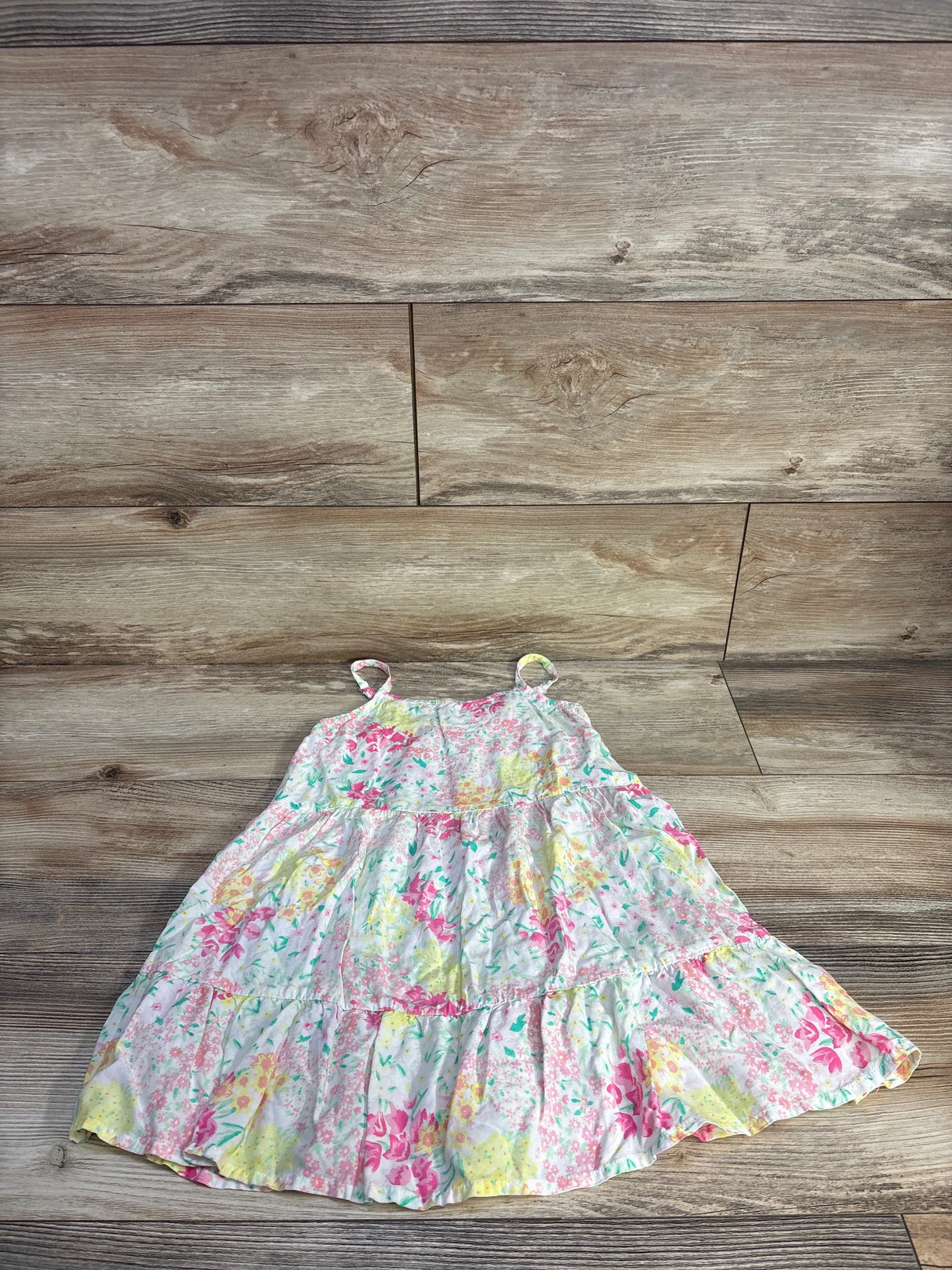 Children's Place Floral Dress Pink sz 5T