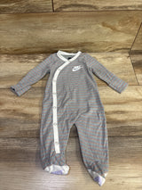Nike Striped Snap Sleeper Grey sz 3m