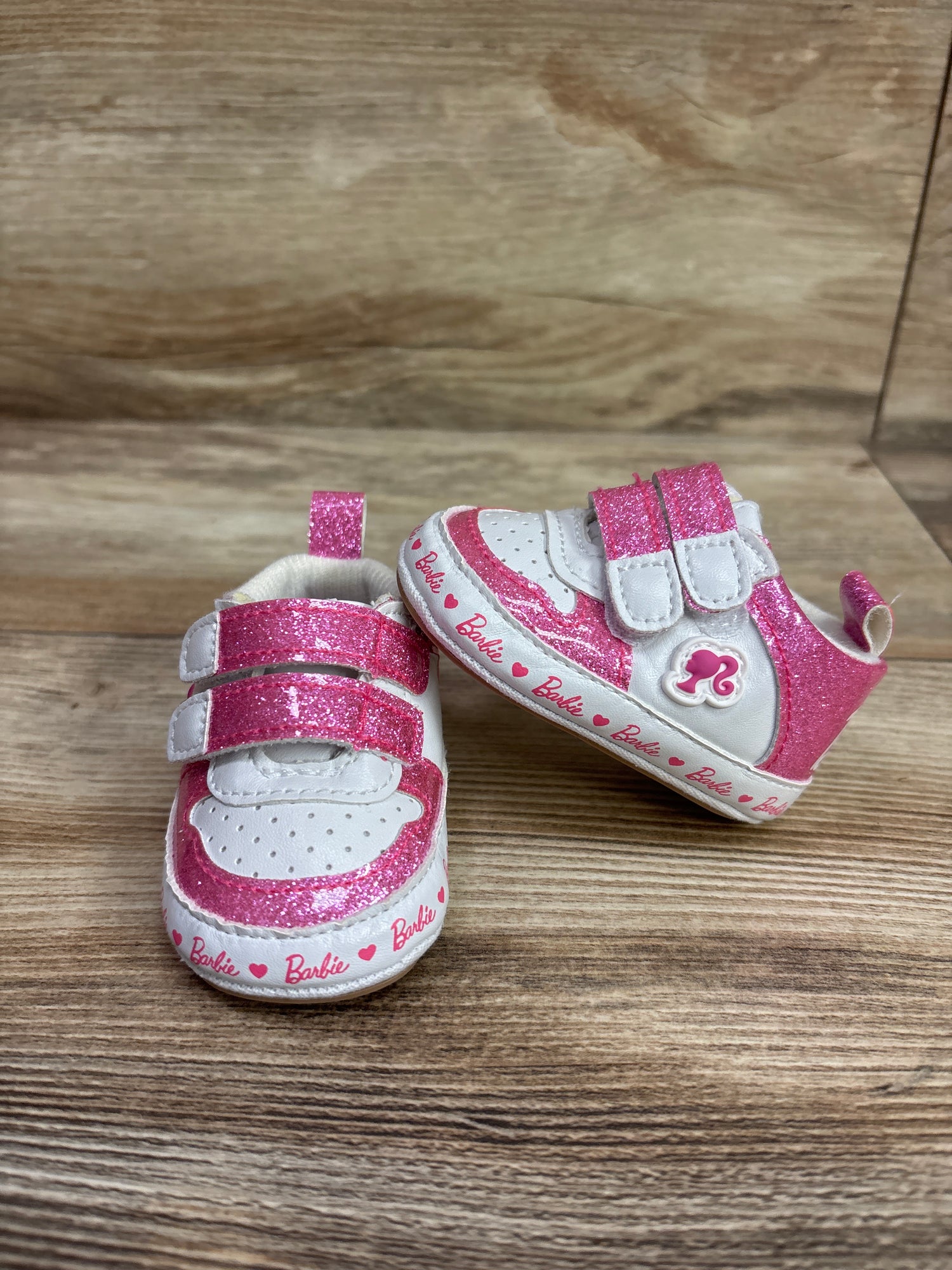 Barbie Soft Sole Sneakers White sz 1c