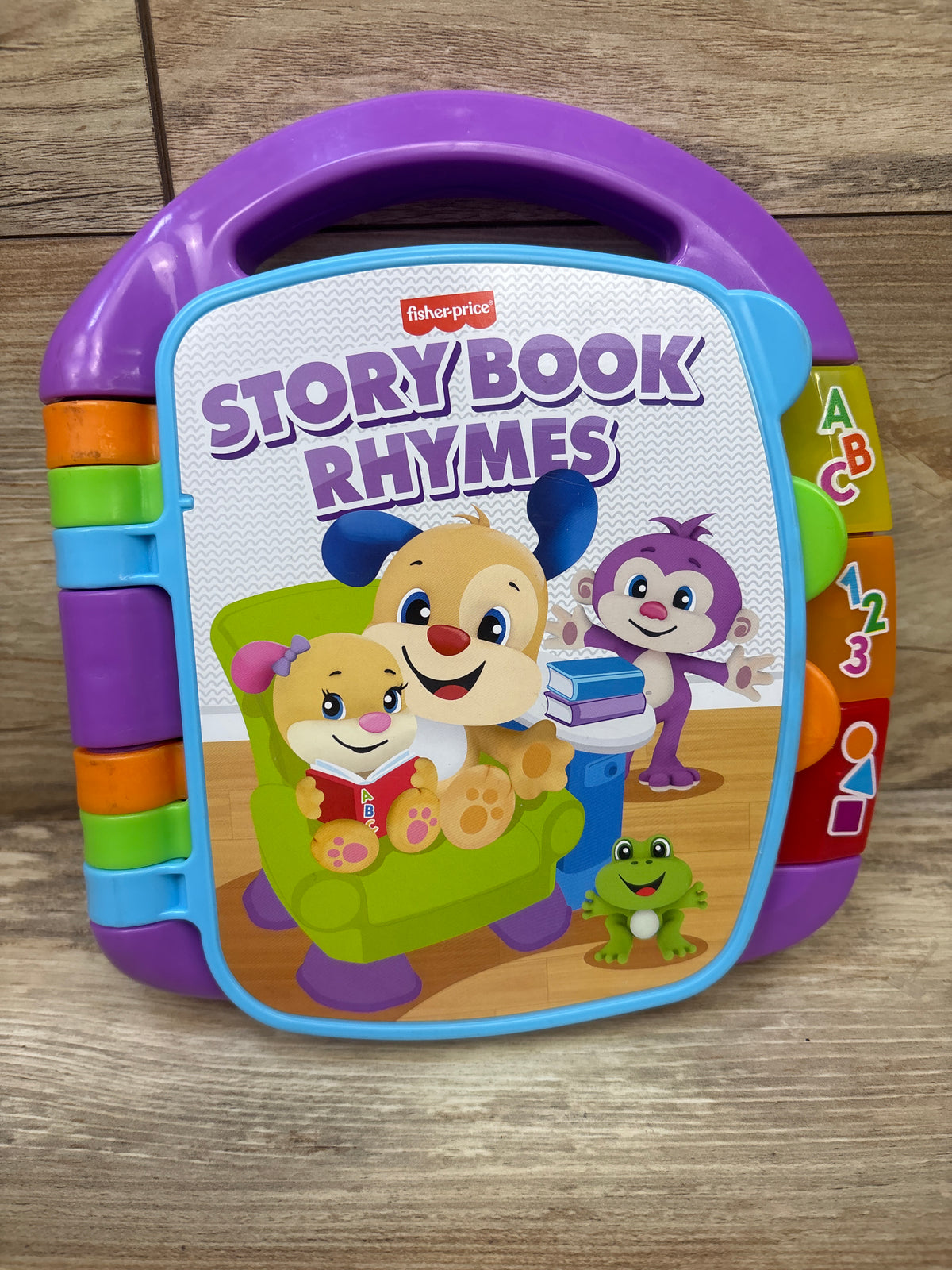 Fisher Price Laugh & Learn Story Book Rhymes Purple