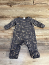 Nordstrom Animal Print Coverall Grey sz 3m