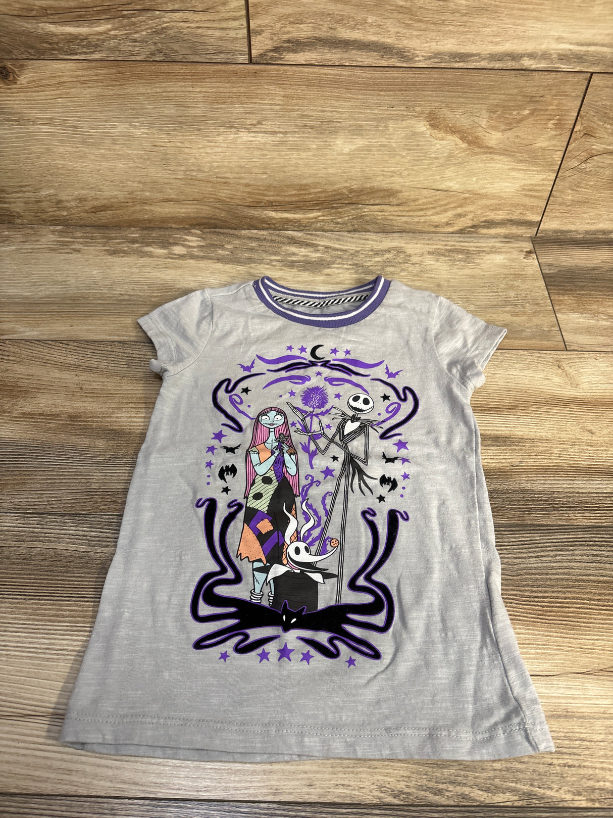 Disney The Nightmare Before Christmas Shirt Grey sz 4/5T