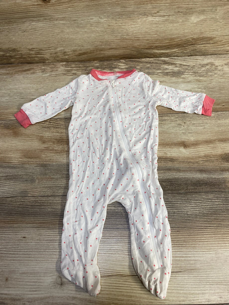 Milkberry Polka Dot Footie White sz 0-3m - Me n Mommy To Be