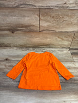 Cat & Jack "Boo" Long Sleeve Shirt Orange sz 18m