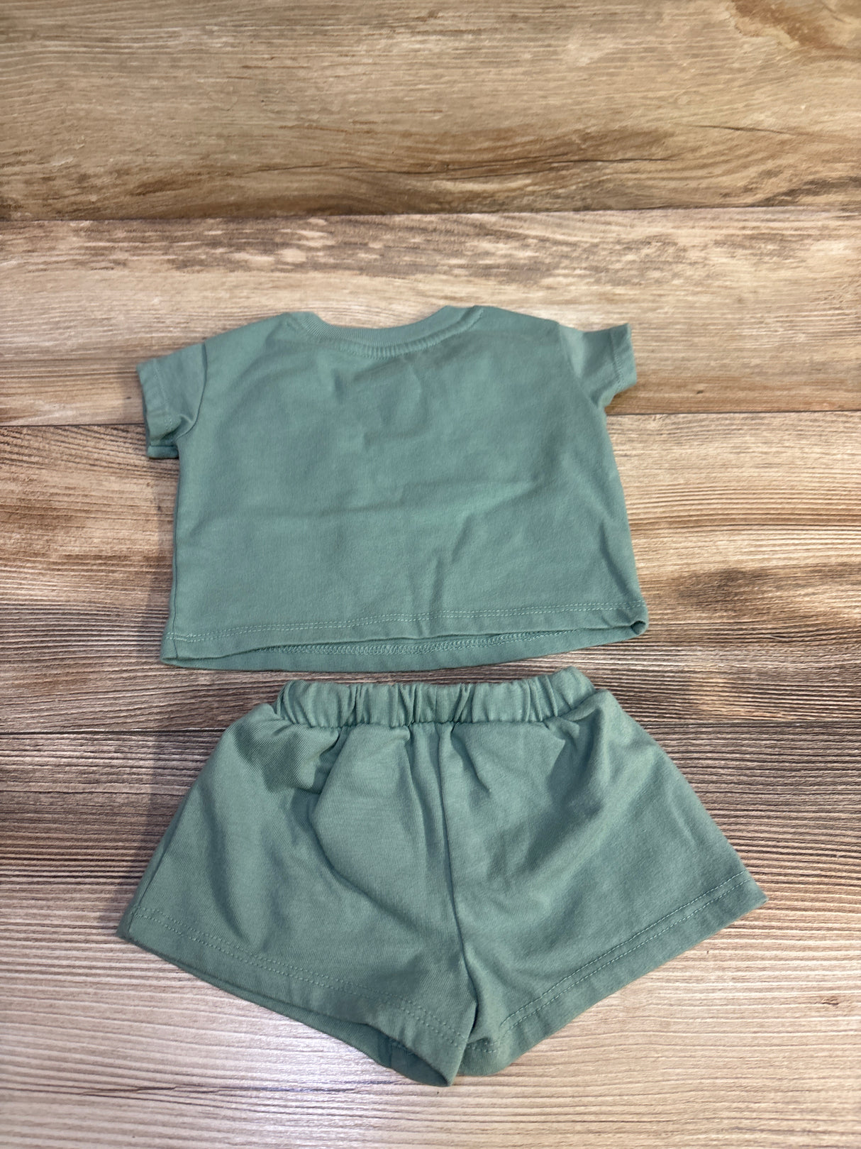Cloud Island 2pc Shirt & Shorts Set Green sz Newborn