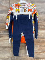 NEW Just One You 4pc Construction Pajamas Set Navy sz 18m