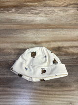 Ralph Lauren Fold Over Cap Ivory sz 0-9m