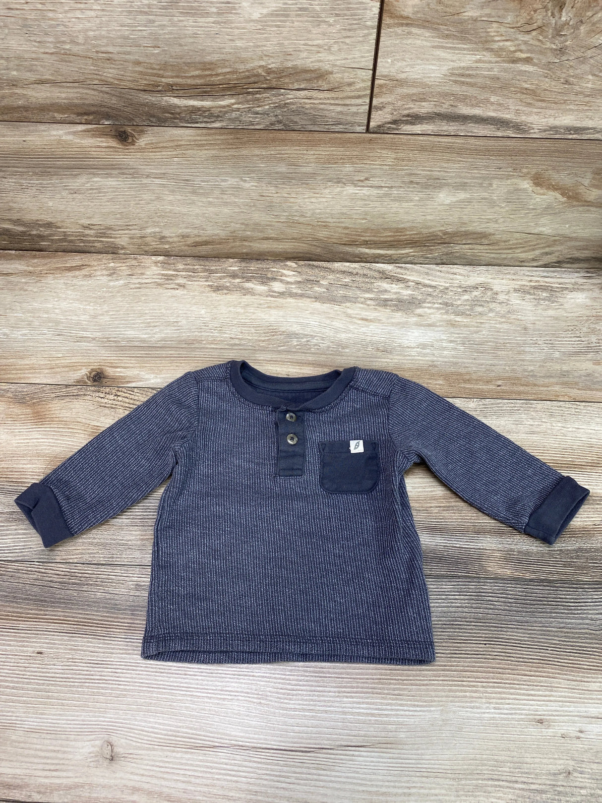 Easy-Peasy Henley Shirt Grey sz 12m