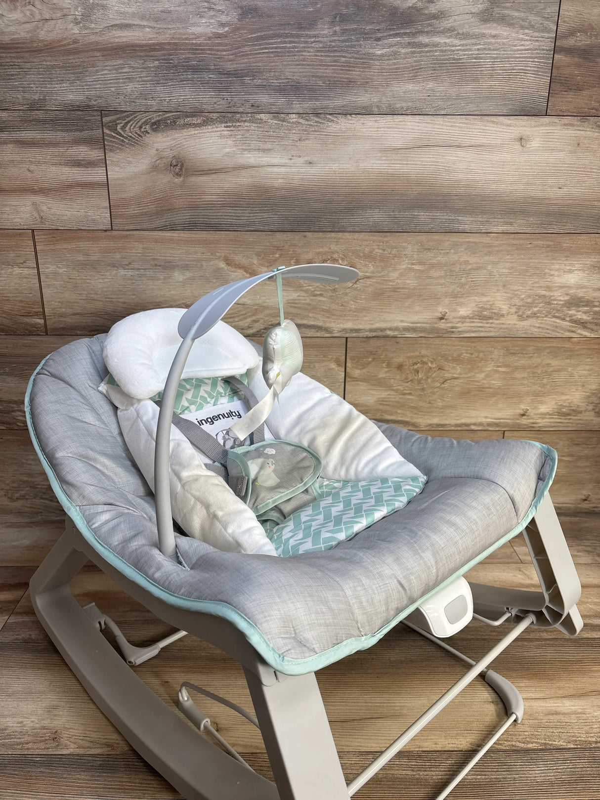 NEW Ingenuity Keep Cozy 3-in-1 Grow with Me Baby Bouncer, Rocker & Toddler Seat in Weaver
