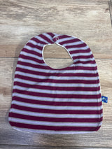 Kickee Single Bib in Girl Tundra Stripe