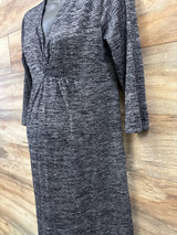 Gap Maternity V-Neck Dress Black sz Medium