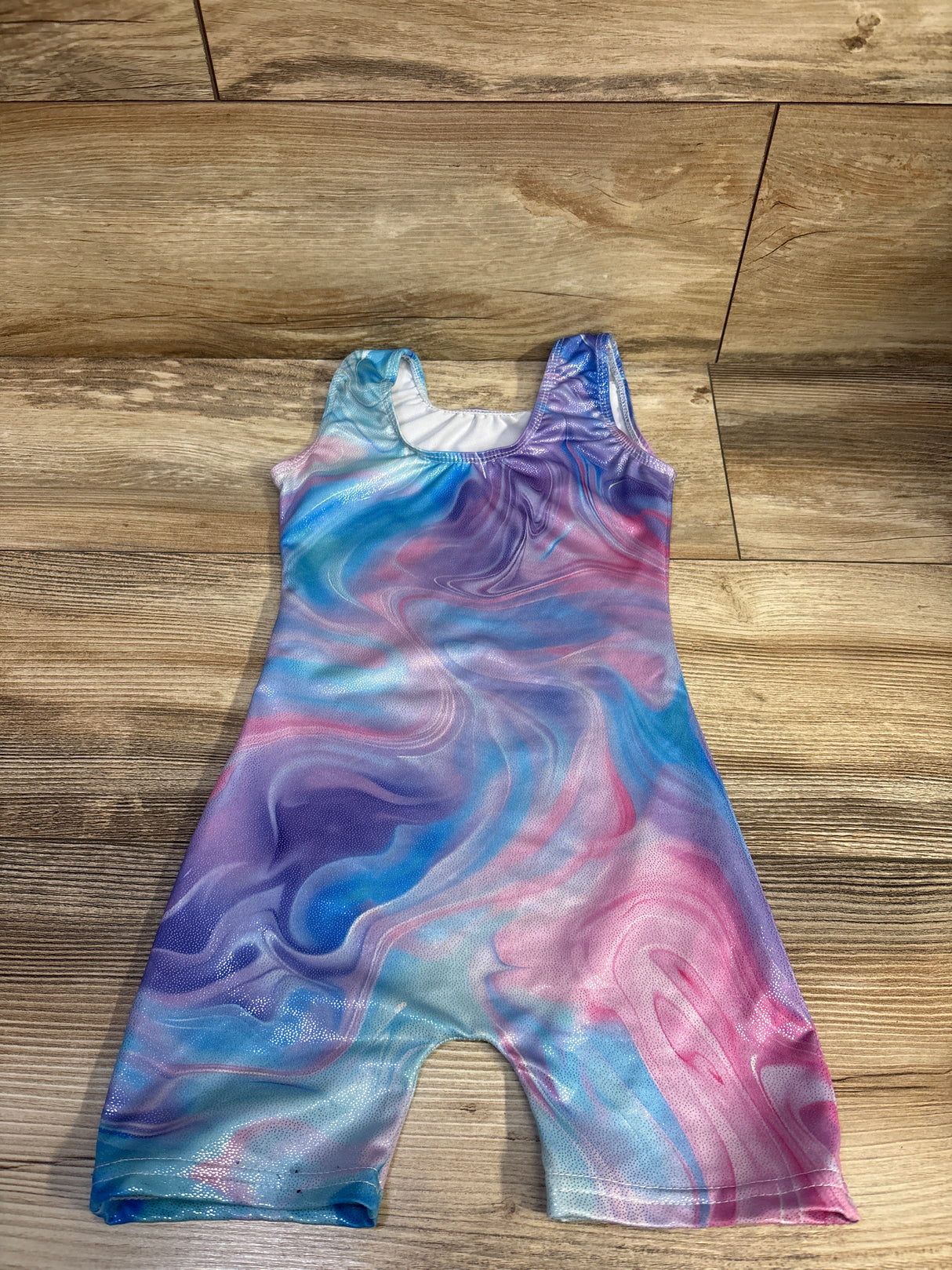 BAOHULU Marble Biketard Purple sz 4/5T
