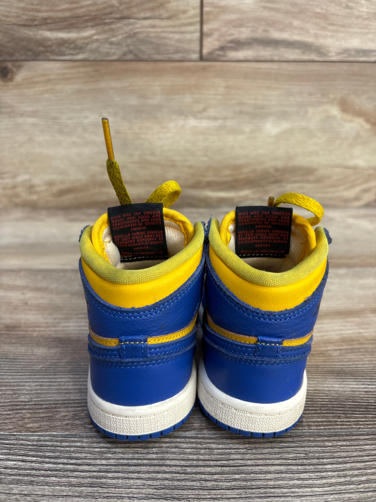Air Jordan 1 Retro High OG TD 'Reverse Laney' Sneakers sz 8c