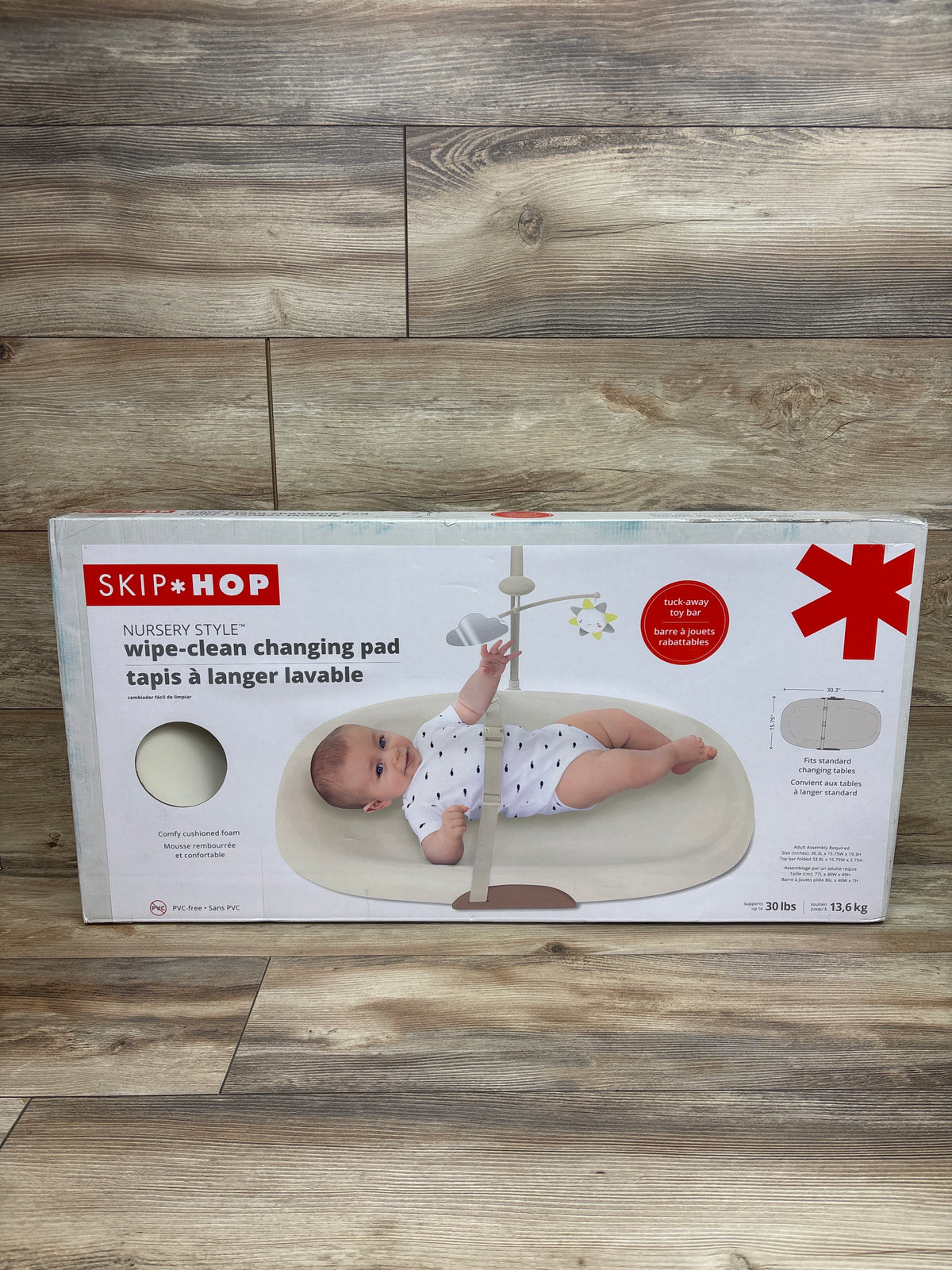 NEW Skip Hop Wipe-Clean Changing Pad in Oat