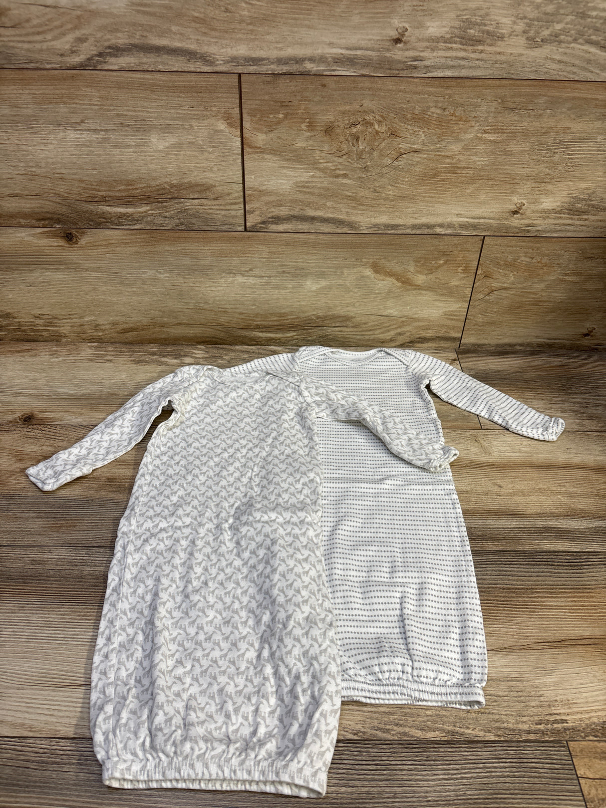 Simple Joys 2pk Sleep Gowns White sz 0-3m