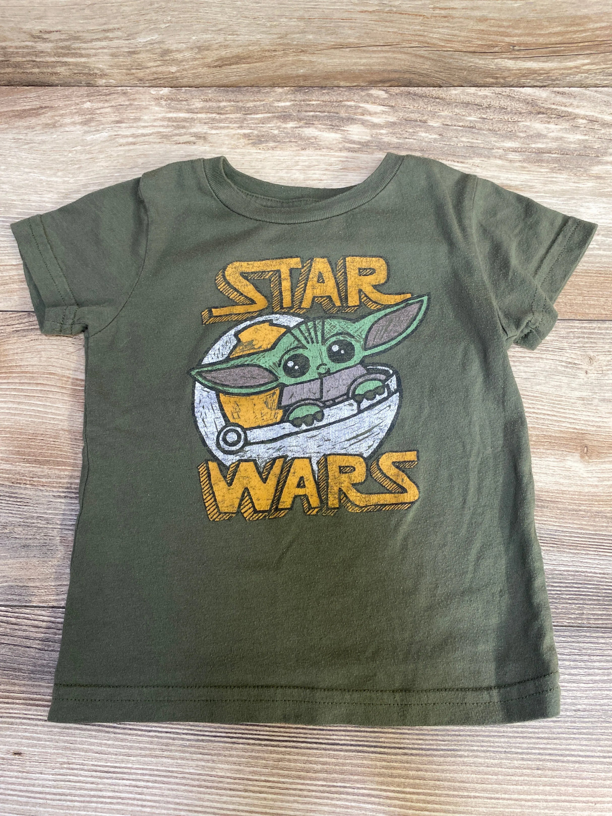 Star Wars Grogu Shirt Green sz 18m