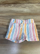 Cat & Jack Knit Shorts Striped White sz 12m