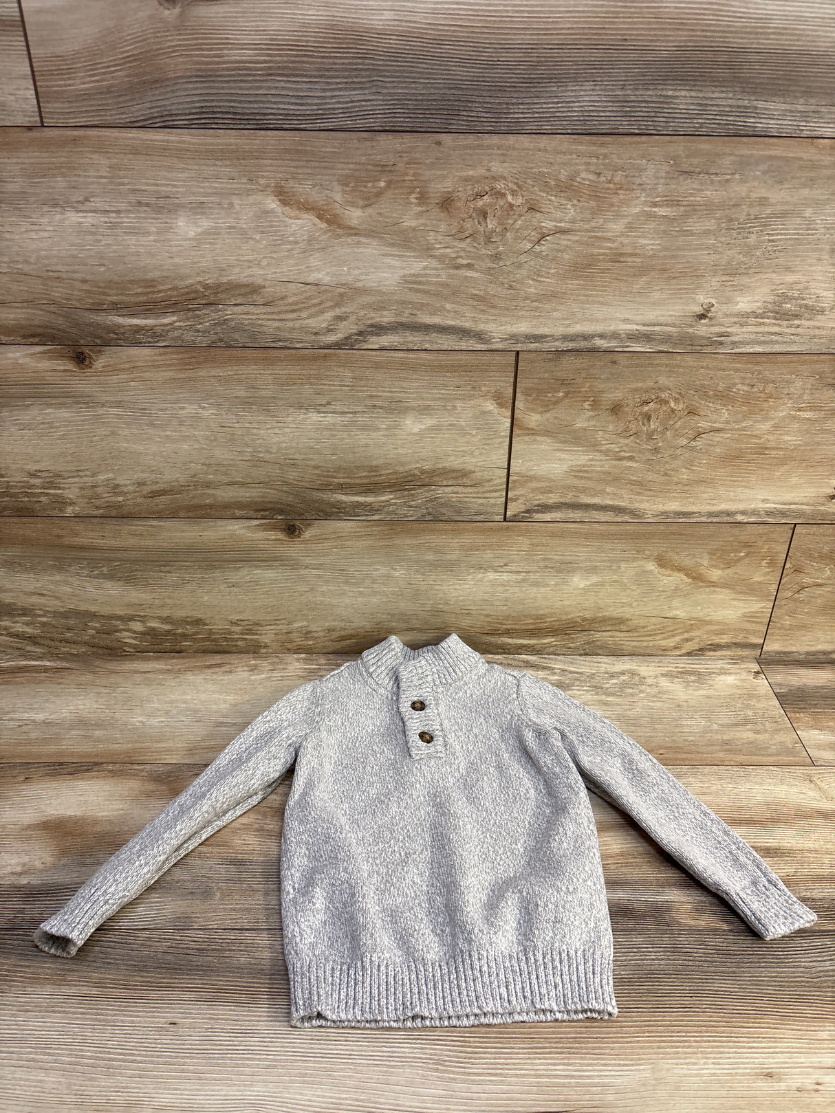 Carter's Knit Henley Sweater Beige sz 4T