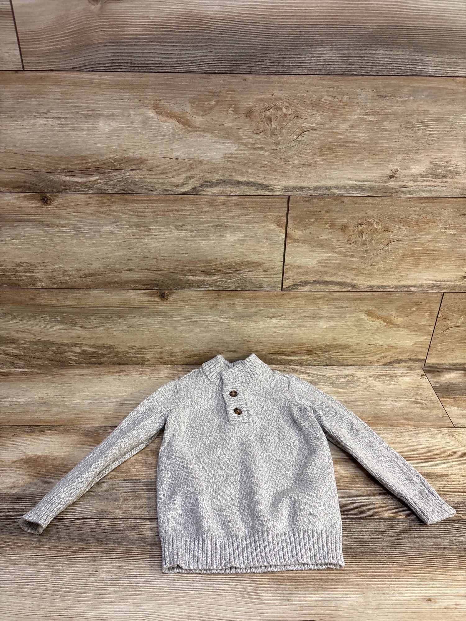 Carter's Knit Henley Sweater Beige sz 4T