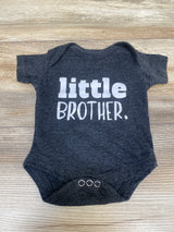 Unordinary Toddler Little Brother Bodysuit Grey sz Newborn
