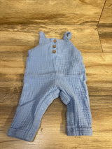 Primark Gauze Sleeveless Jumpsuit Blue sz 3-6m