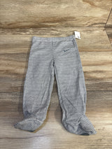 NEW Nike Striped Footed Set Grey sz 9m - Me n Mommy To Be