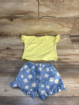 Disney Junior 2pc Minnie Mouse Shirt & Bottoms Set Yellow sz 12m