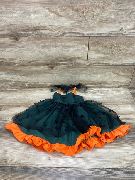Smocked Bat Dress Green sz 12m - Me n Mommy To Be