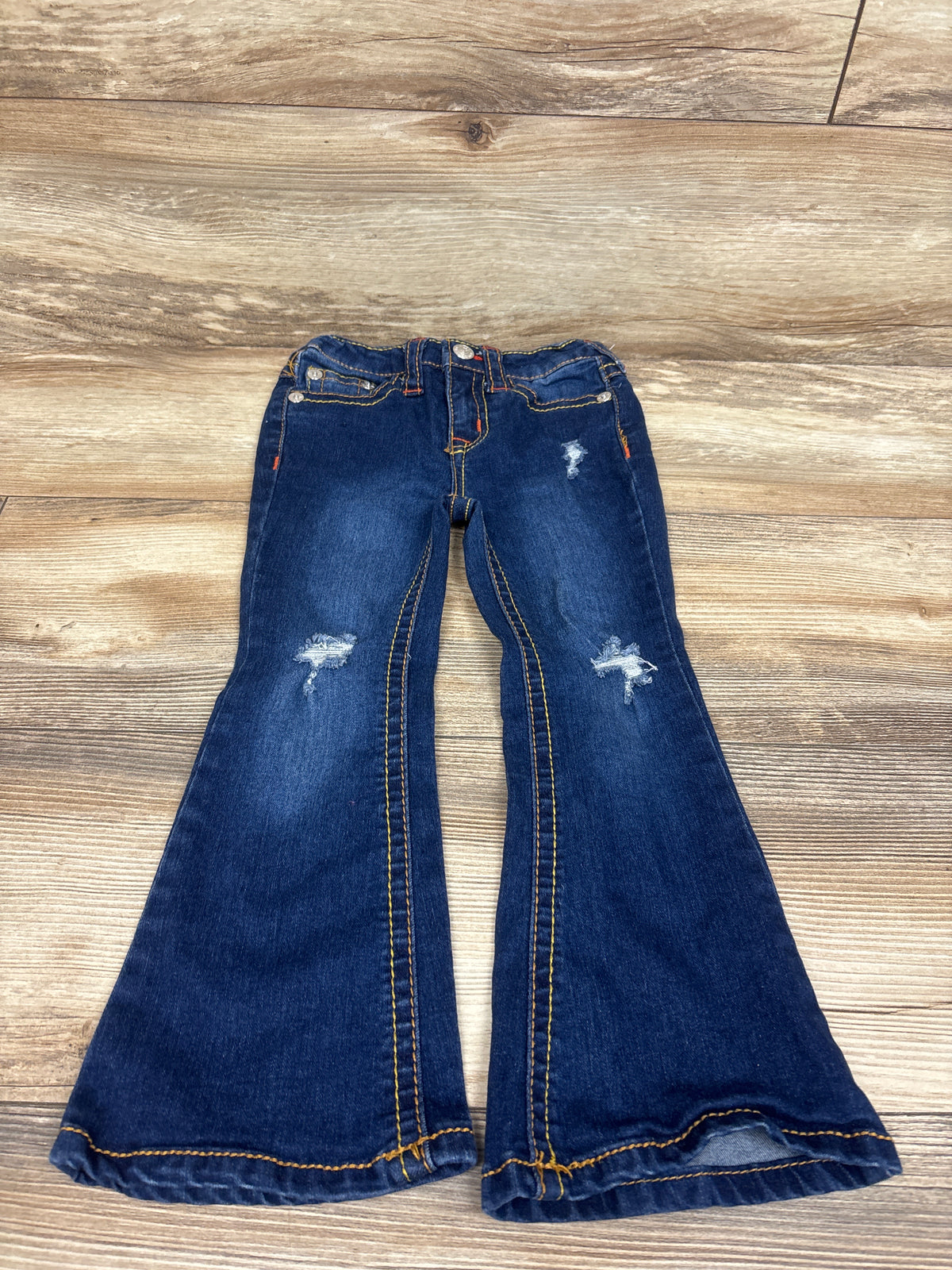 True Religion Joey Hi-Rise Flare Jeans Blue sz 4T