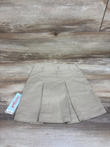 NEW Cat & Jack Pleated Uniform Skirt Tan sz 4T