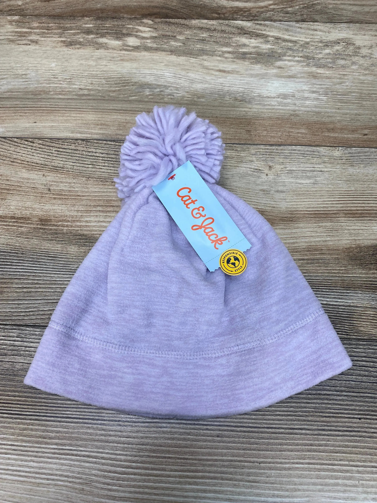 NEW Cat & Jack Fleece Pom Beanie sz 2-5T