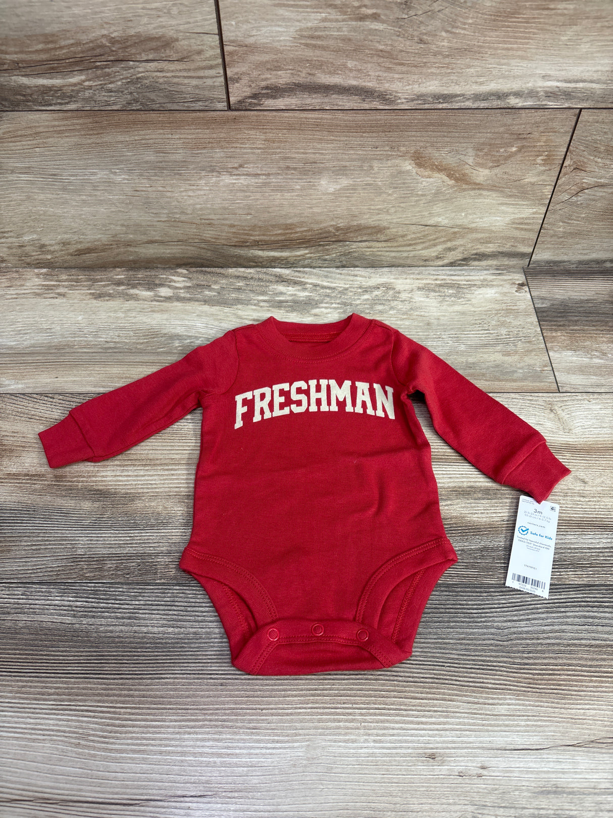 NEW Carter's Freshman Bodysuit Red sz 3m