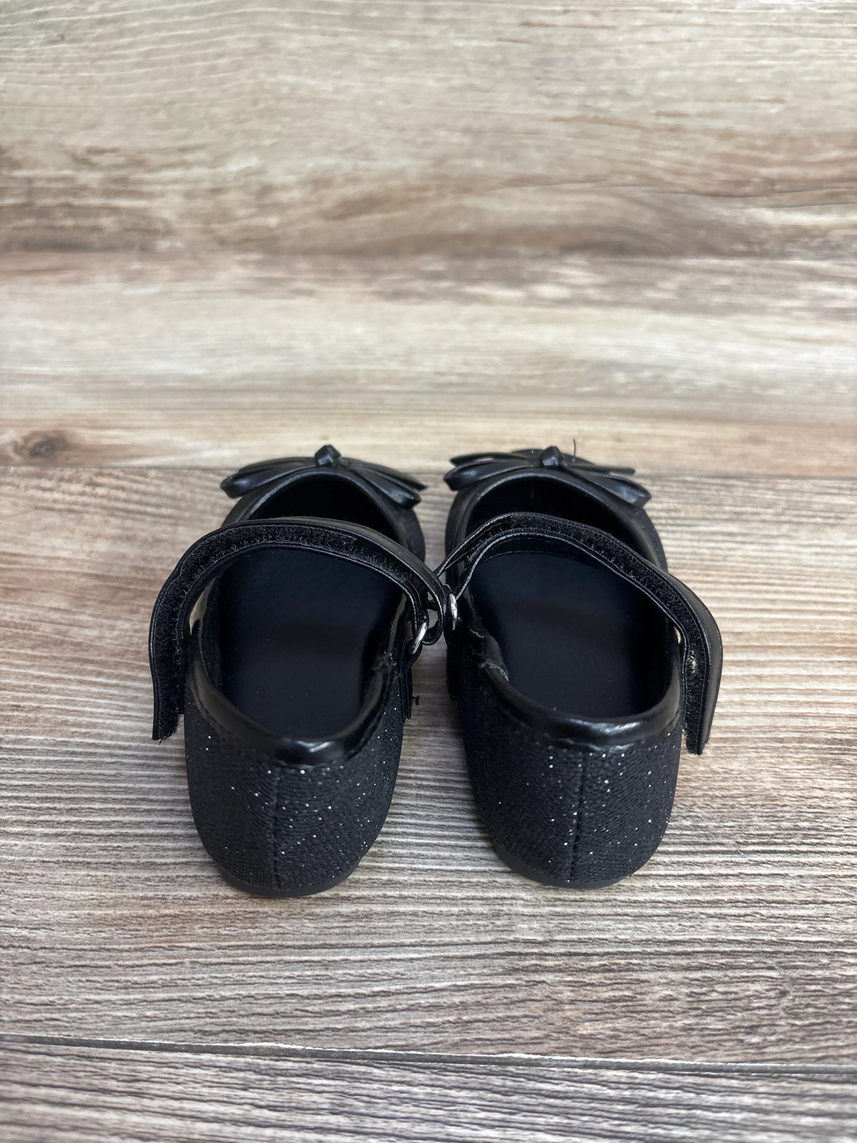 Glitter Mary Jane Flats Black sz 5c