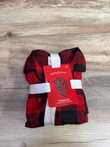 Wonder Shop 2pc Buffalo Plaid Coat Style Pajama Set Red sz 3T