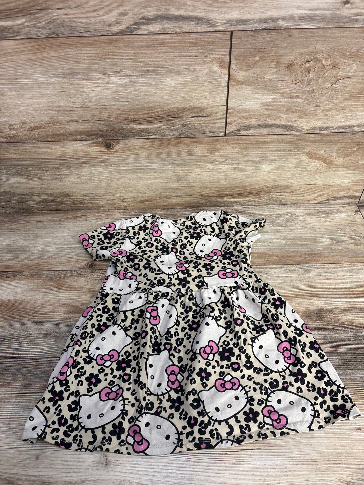 Hello Kitty Floral Print Dress Beige sz 4T