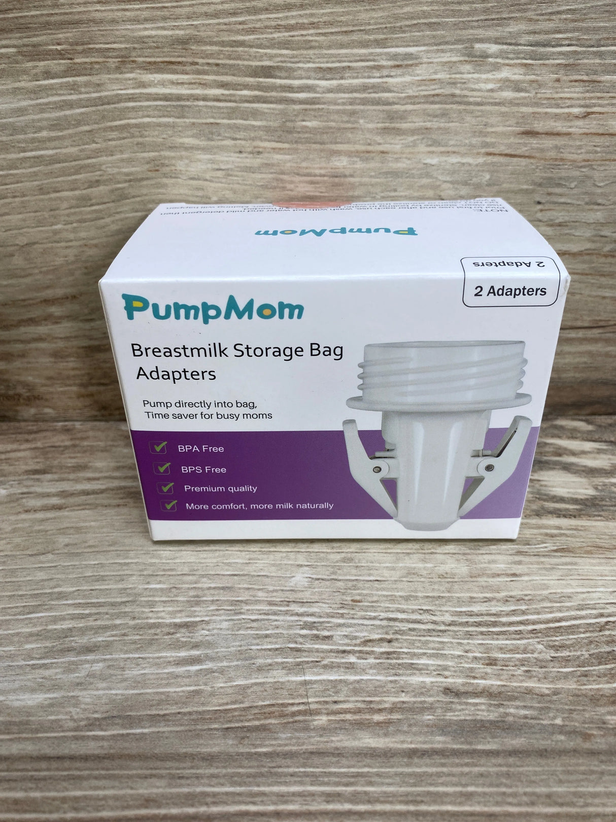 NEW PumpMom Breastmilk Storage Bag Adapters