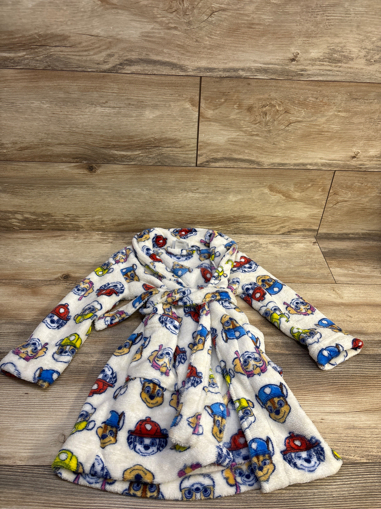 Nickelodeon PAW Patrol Plush Robe Ivory sz 4T