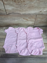 Gerber 3pk Bodysuits Pink sz 0-3m
