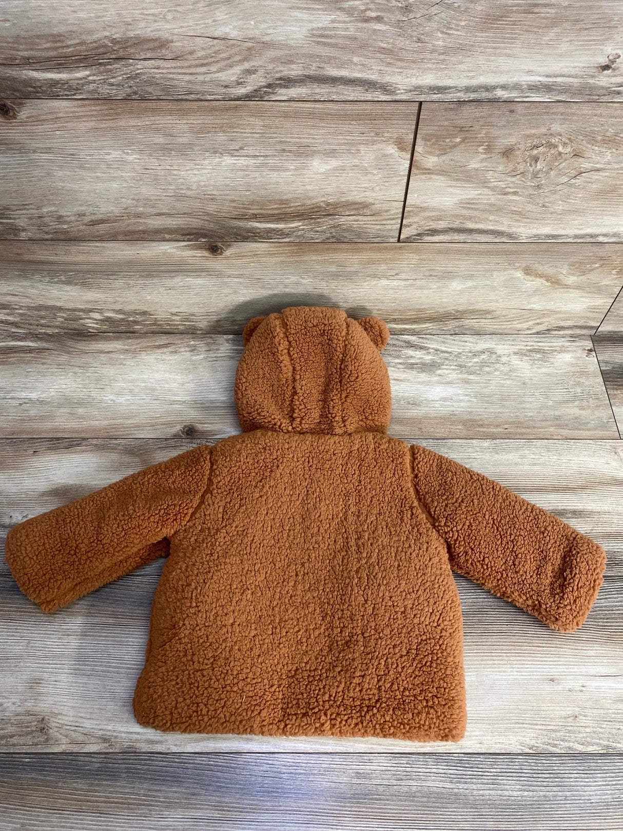 NEW First Wish Sherpa Llama Full Zip Jacket Brown sz 18m