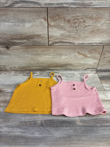 2pk Tank Tops Orange/Pink sz 3T - Me n Mommy To Be