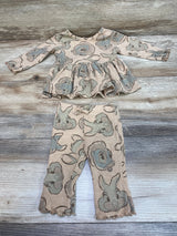 Disney Baby 2pc Bambi Shirt & Leggings Brown sz 0-3m