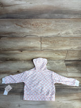 NEW Grayson Mini Checkered Pull Over Hoodie Pink sz 3T