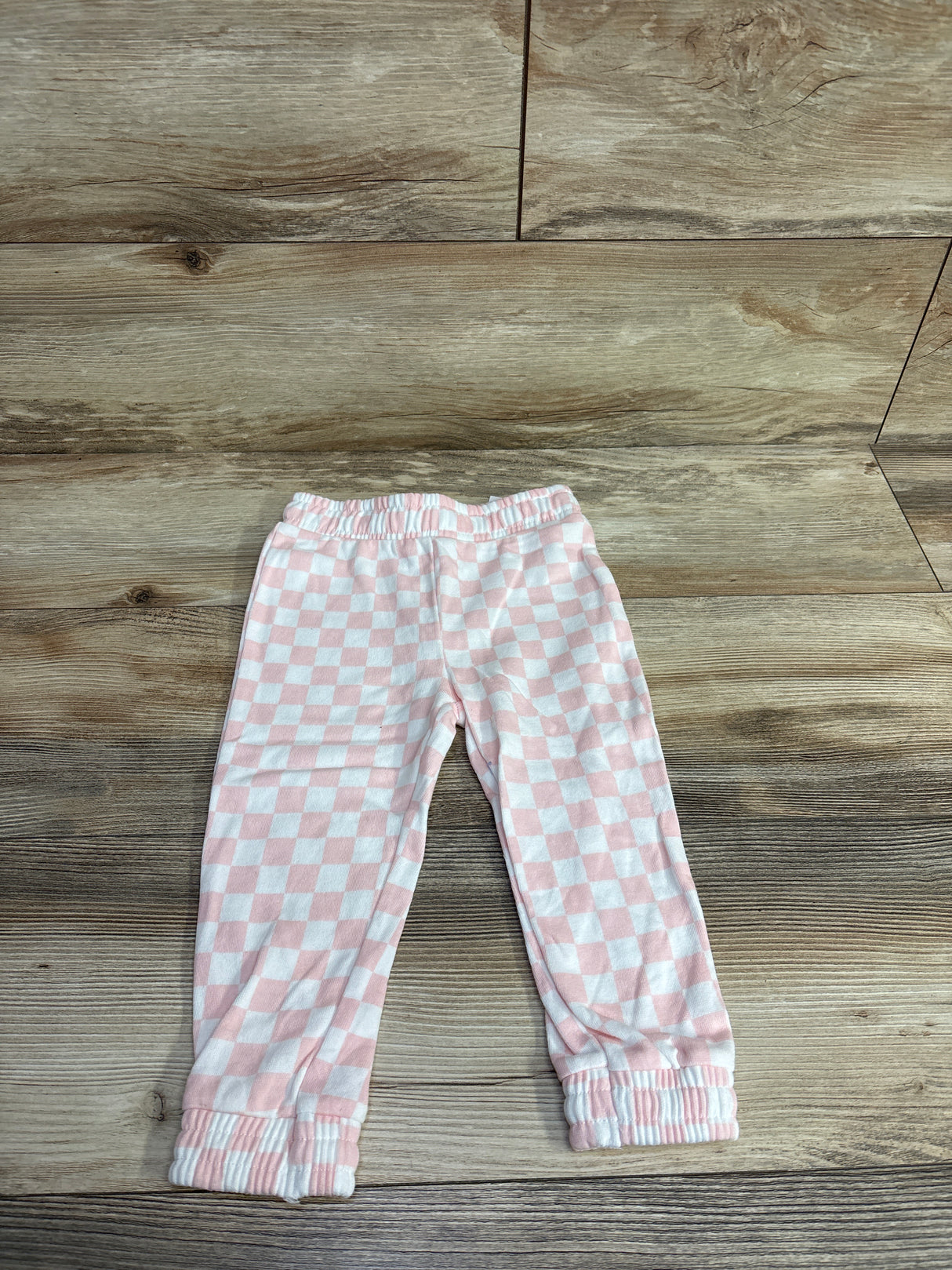 NEW Grayson Mini Checkered Joggers Pink sz 2T